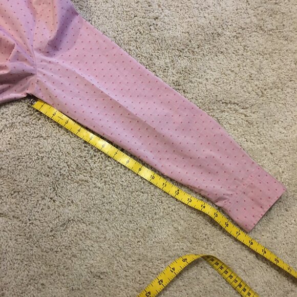 Olsen Europe Micro Polka Dot Cotton Blend Dress Shirt - Picture 16 of 16